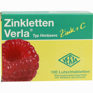 Abbildung von Zinkletten Verla Himbeere Lutschtabletten 100 Stück