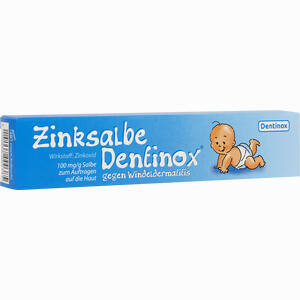 Abbildung von Zinksalbe Dentinox gegen Windeldermatitis  45 g