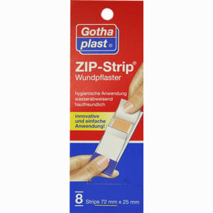 Zip- Strip Wasserabweisend 72x25mm Pflaster 8 Stück - ab 1,00 €