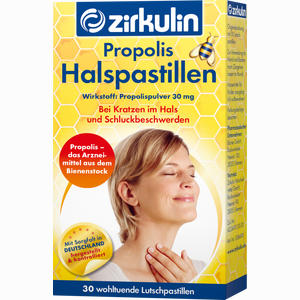 Zirkulin Propolis- Halspastillen  30 Stück - ab 0,00 &euro;