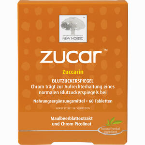 Zucar Zuccarin Tabletten  60 Stück