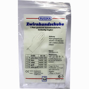 Zwirnhandschuhe Extra Groß  1 x 2 Stück - ab 3,09 €