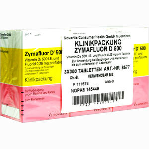 Zymafluor D 500 Tabletten 3 x 300 Stück - ab 25,53 €