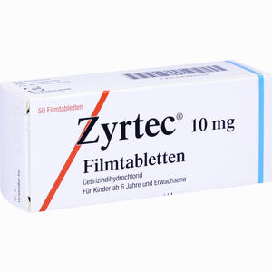 Zyrtec Filmtabletten UCB Pharma GmbH 50 Stück - ab 26,11 €