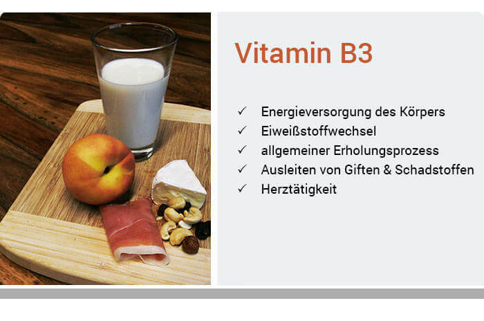 Funktionen von Vitamin B3